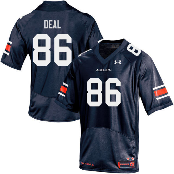 Auburn Tigers Men's Luke Deal #86 Navy Under Armour Stitched College 2019 NCAA Authentic Football Jersey QQW2074RC